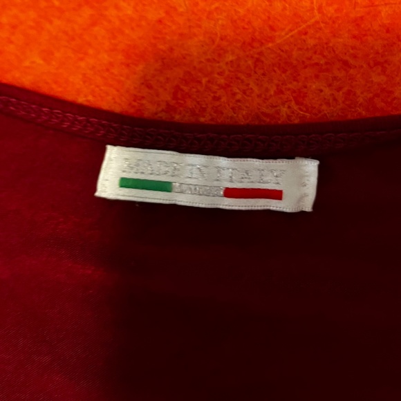 Vintage boho Lagenlook long sleeve balloon jersey midi dress made in Italy EUC - Picture 5 of 12